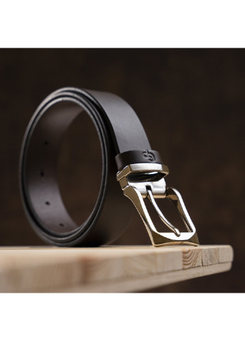 Чоловічий шкіряний ремінь 3,5х120 см Grande Pelle (252413214)