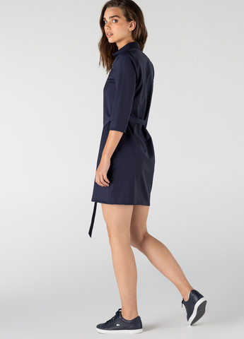 Темно-синя кежуал, спортивна сукня сорочка Lacoste однотонна