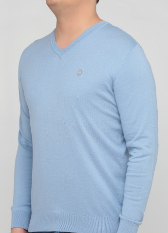 Голубой демисезонный пуловер пуловер Benson & Cherry