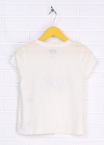 Молочна літня футболка з коротким рукавом Juicy Couture