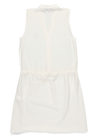 Молочное кэжуал платье рубашка Jimmy Sanders однотонное