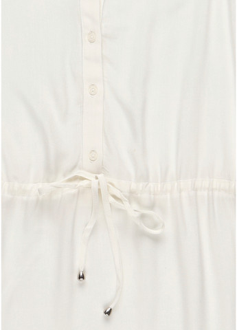 Молочное кэжуал платье рубашка Jimmy Sanders однотонное