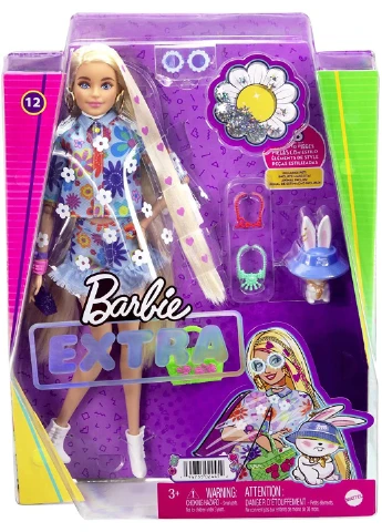 Лялька Barbie Extra Doll #12 in Floral Барбі Екстра у квітковому образі (HDJ45) Mattel (255254768)