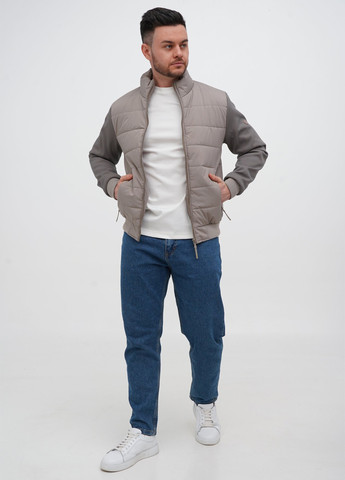 Темно-бежевая демисезонная куртка Trend Collection