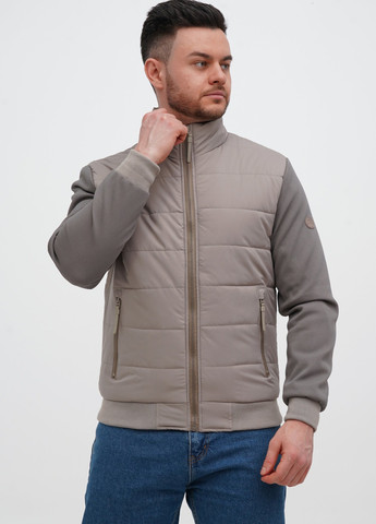 Темно-бежевая демисезонная куртка Trend Collection