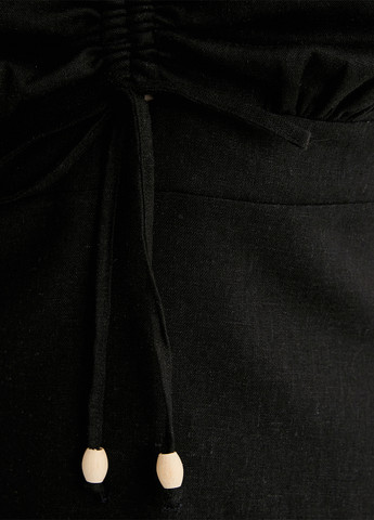 Чорна святковий, кежуал сукня а-силует KOTON однотонна