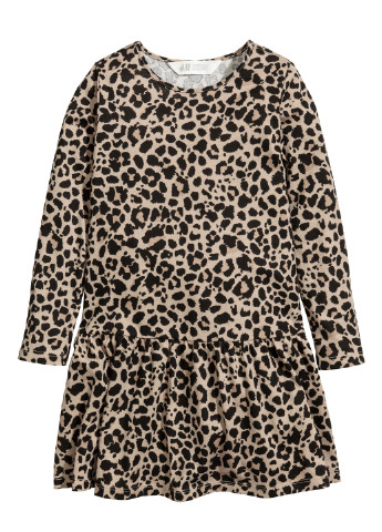 Темно-бежева сукня H&M (77160657)