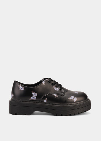 Cropp Туфли черный з искусственная кожа, полиуретан, турция — демисезон (319310427)