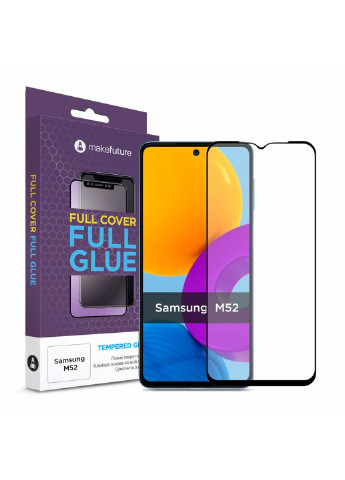 Стекло защитное Samsung M52 (MGF-SM52) MakeFuture (252389636)