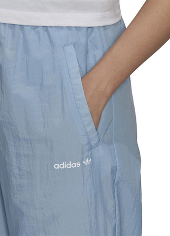 Светло-голубые спортивные демисезонные джоггеры брюки Adidas Originals