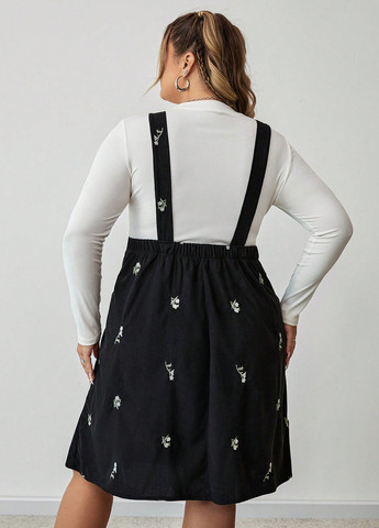 Демисезонный женский сарафан SHEIN в цветочек