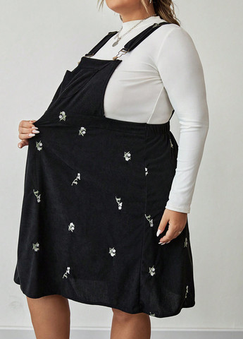 Демисезонный женский сарафан SHEIN в цветочек