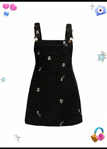 Демисезонный женский сарафан SHEIN в цветочек