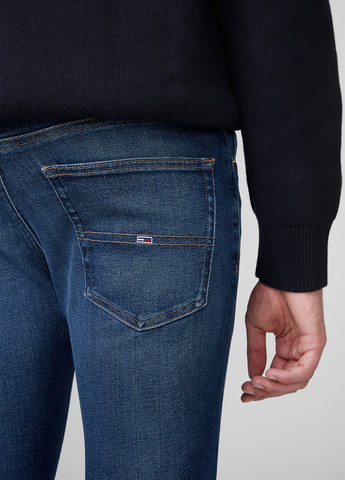Синие демисезонные скинни джинсы Tommy Jeans