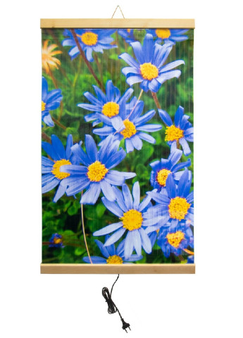 Інфрачервоний настінний обігрівач електрична картина 400 Вт (473314-Prob) Квіти Анемони (Незабудки) Unbranded (254350187)