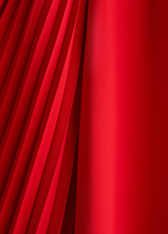 Червона святковий, кежуал сукня H&M однотонна