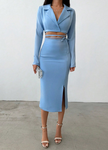 Костюм (жакет, спідниця) SHEIN (316469625)