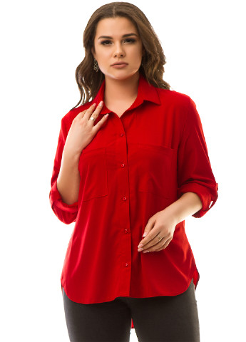 Красная демисезонная блуза Demma