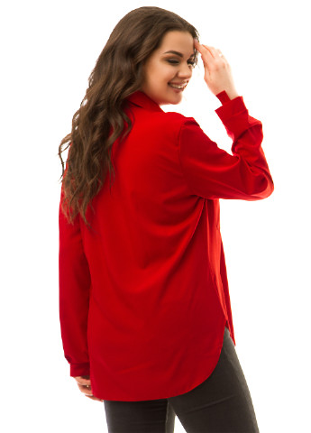 Красная демисезонная блуза Demma