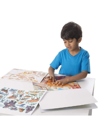 Набор для творчества Набор многоразовых наклеек Джунгли и Саванна (MD30502) Melissa&Doug (254068013)