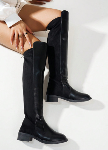 Осенние сапоги ботфорты SHEIN