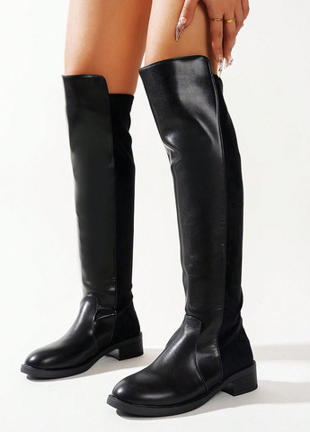 Осенние сапоги ботфорты SHEIN