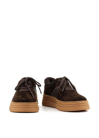 Темно-коричневі кеди Le'BERDES