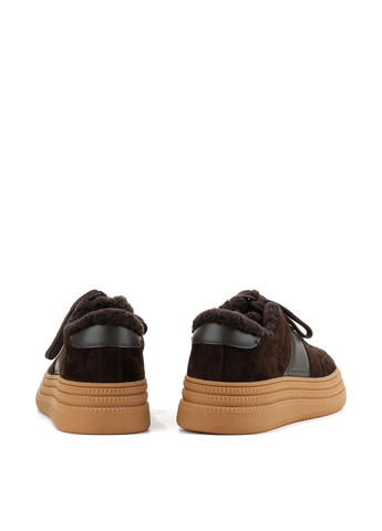 Темно-коричневі кеди Le'BERDES