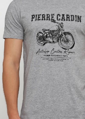 Серая футболка Pierre Cardin