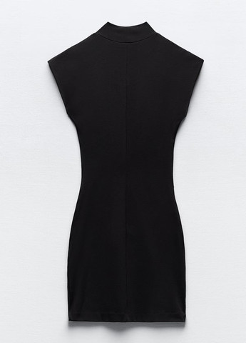 Чорна кежуал сукня футляр Zara однотонна