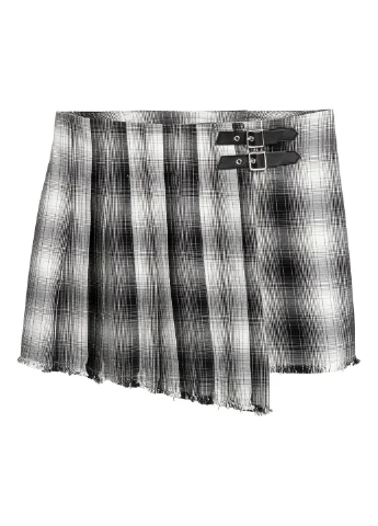 Черная однотонная юбка H&M