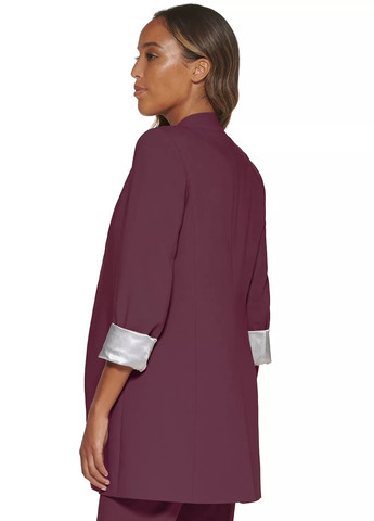 Фиолетовый женский жакет Calvin Klein однотонный - демисезонный