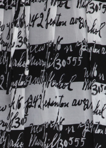 Комбінована кежуал сукня Andy Warhol з написами