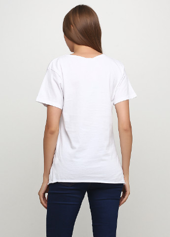 Белая летняя футболка Ryon