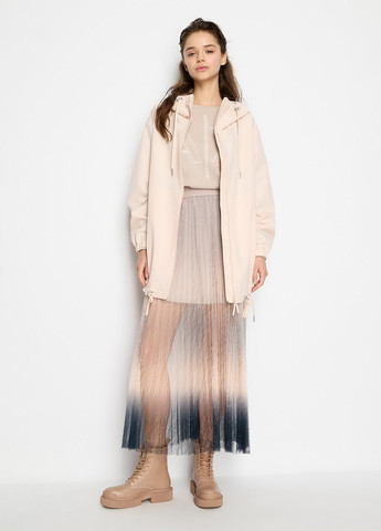 Бежевый свитшот Armani Exchange логотип нашивки (365697287)