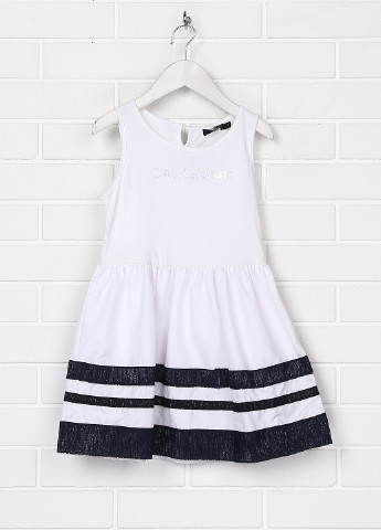Белое платье Calvin Klein Jeans (91047574)