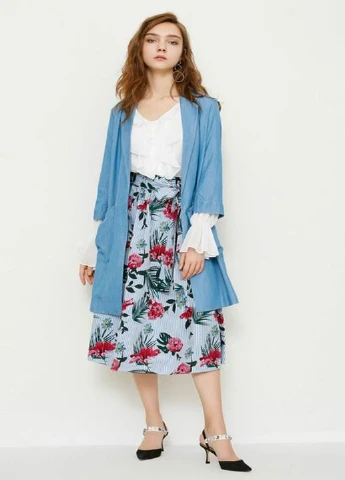 Синий демисезонный кардиган Vero Moda