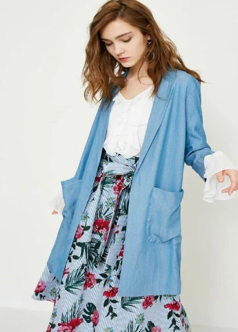 Синий демисезонный кардиган Vero Moda