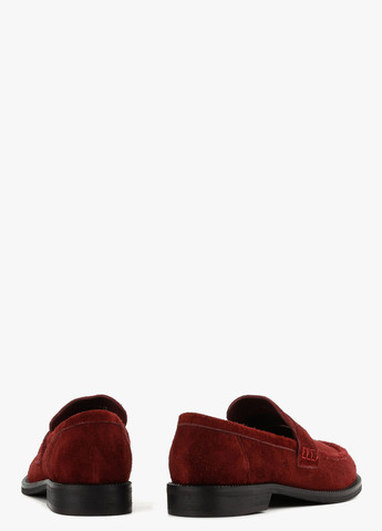 Le'BERDES Туфли лоферы бордовый з натуральная замша, украина — демисезон (370451836)