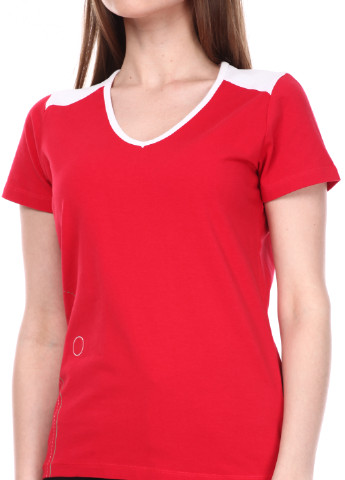Красная летняя футболка Amalia