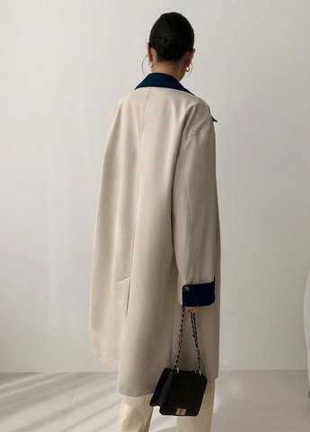 Плащ SHEIN тренчкот на гудзиках демісезон (367042502)