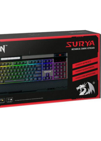 Клавіатура Surya RGB USB Gray (75061) Redragon (208684084)