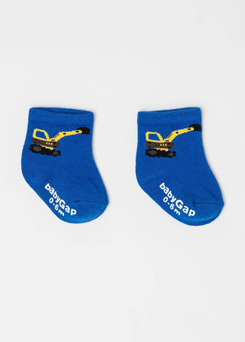 Комбіновані шкарпетки (7 пар) Gap смужки всесезон (350968215)