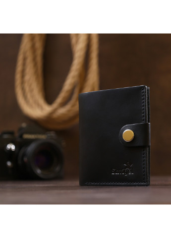 Мужское кожаное портмоне 8,5х10х1 см Shvigel (253490755)