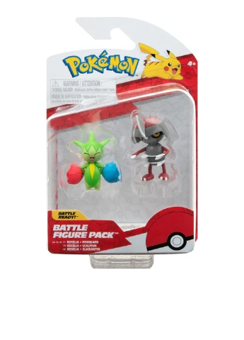 Набір ігрових фігурок Поньярд, Розелія (2 пр.) Pokemon (264657642)