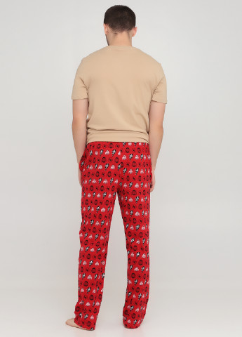 Красные домашние демисезонные брюки OHIO
