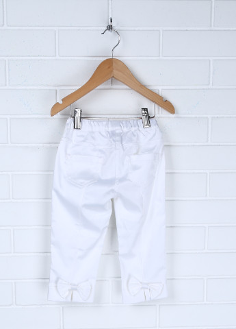 Белые кэжуал демисезонные со средней талией брюки Heach Dolls