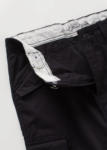 Черные спортивные демисезонные брюки H&M