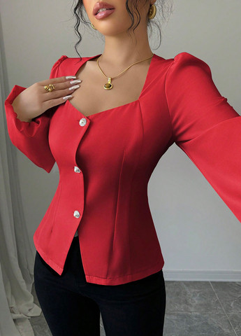 Червона блуза SHEIN