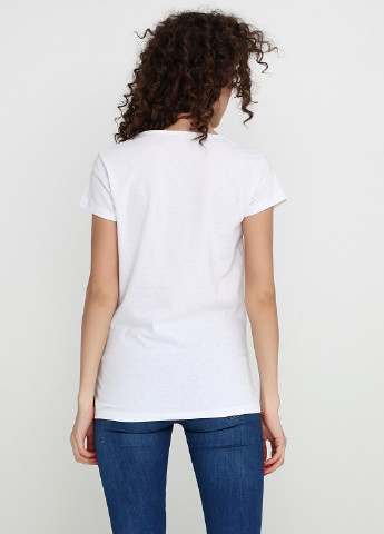 Белая летняя футболка H&B
